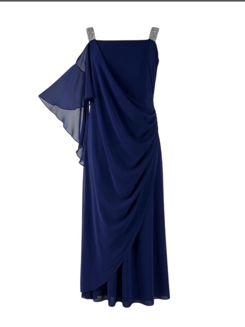 MSK Blue Evening Dress, Size: XL (Woman, NWT MRSP $90